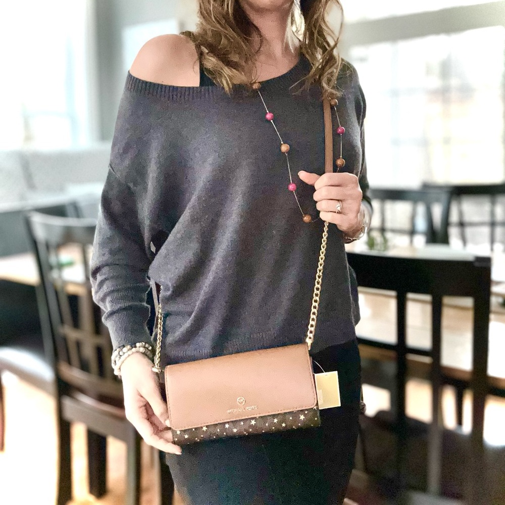 NWT Michael Kors Jet Set Charm Crossbody bag